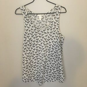 H&M • Zebra Tank